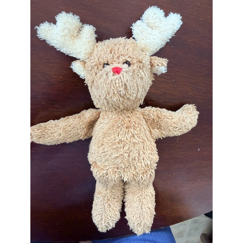Soft Plush Reindeer Toy Beige Brown & Cream Antlers By The Boyds Collection 1998